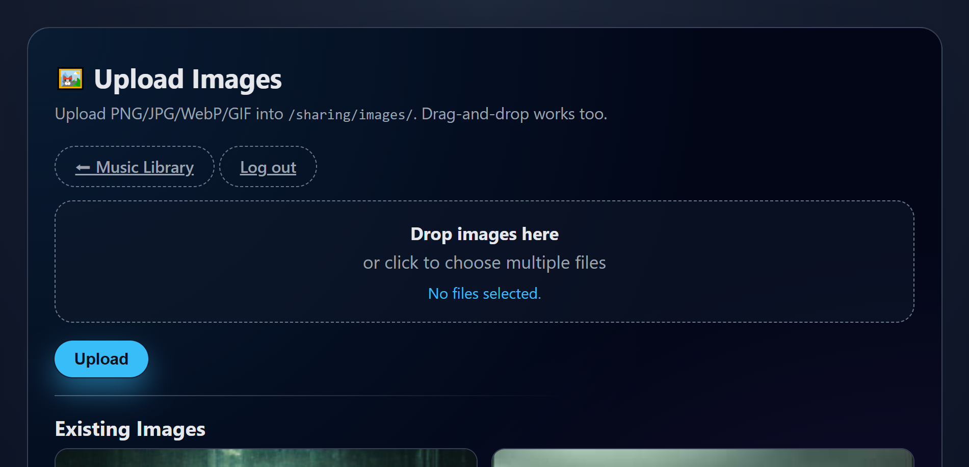 Placeholder preview for Image Upload tool